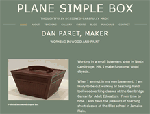 Tablet Screenshot of planesimplebox.com